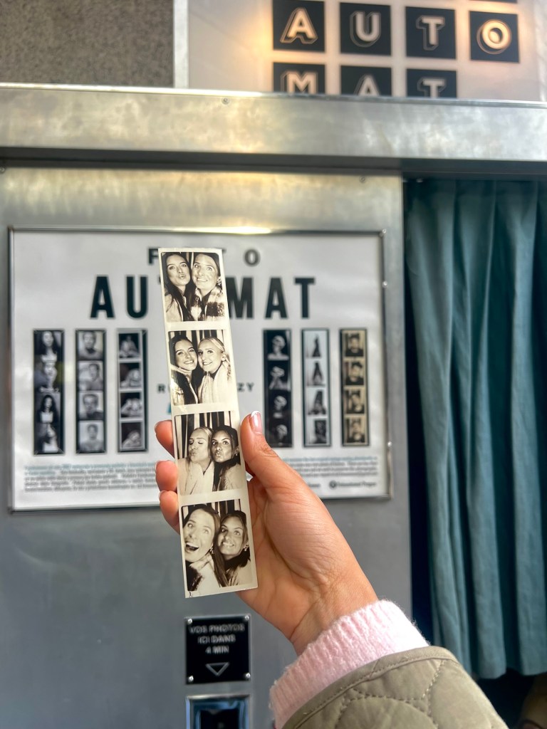 Prints from a vintage photobooth in Prague