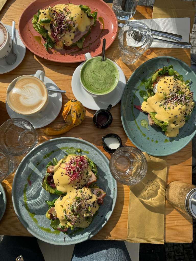 Birds Eye view of the brunch in Prague